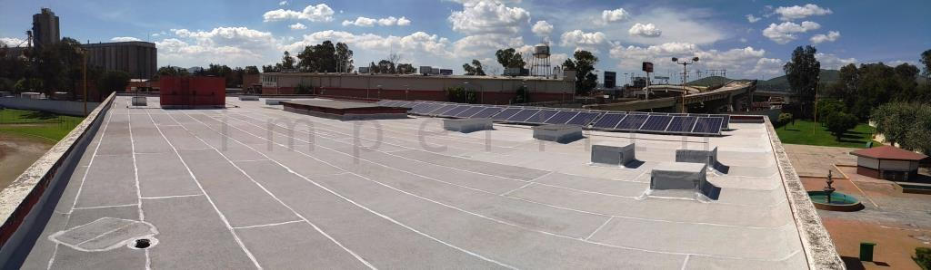 Impermeabilización completada Impermeabilización terminada