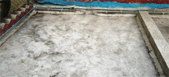 Limpieza de la superficie Proceso para impermeabilizar