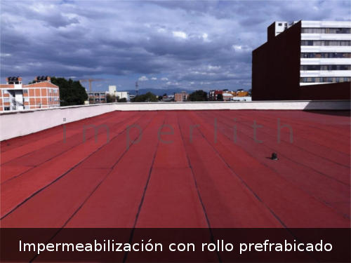 Impermeabilización con rollo prefabricado Impermeabilización de azoteas